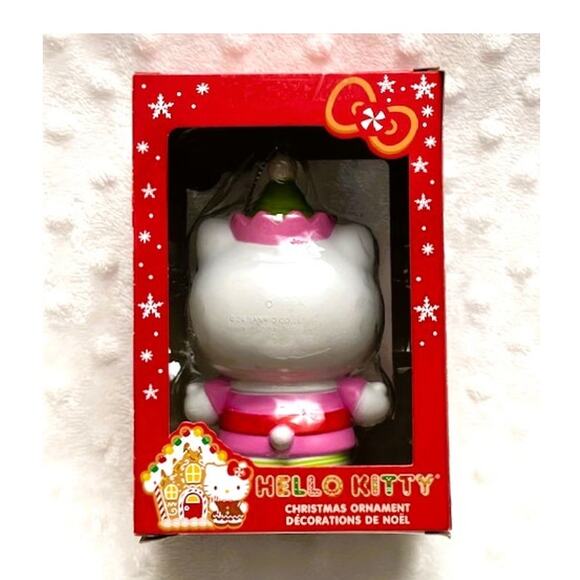 Hello Kitty Limited Edition Christmas Elf Ornament, Holiday Decor (2024)-NEW - Picture 2 of 4